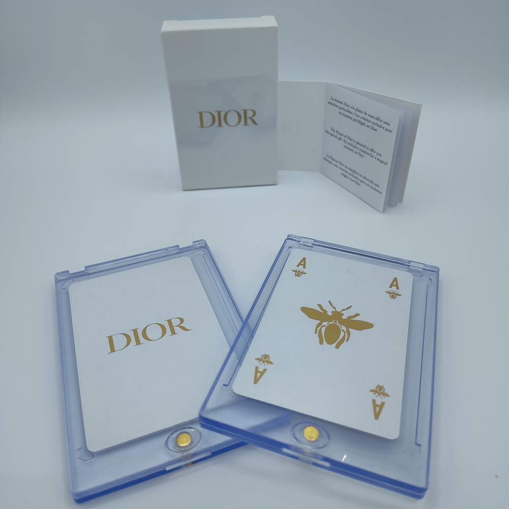 Dior Coffret Exclusive Playing Card | Gold Bee Ace | VIP GWP 2019–2021